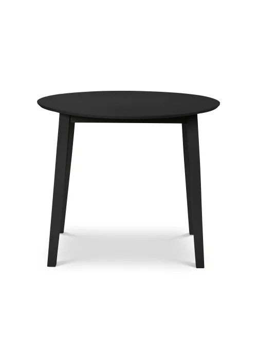 Julian Bowen Coast Dropleaf Table Black (75 x 90 x 90 cm) - No Size Image 4