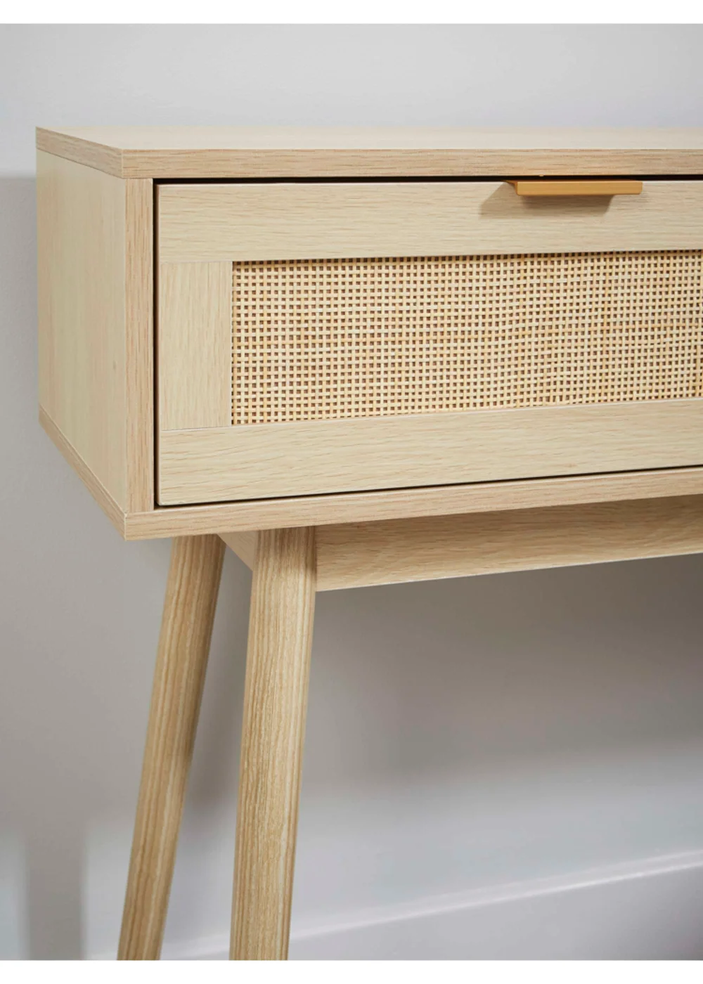 Lloyd Pascal Abbey Rattan Console Table (75cm x 100cm x 30cm) - One Size Image 4