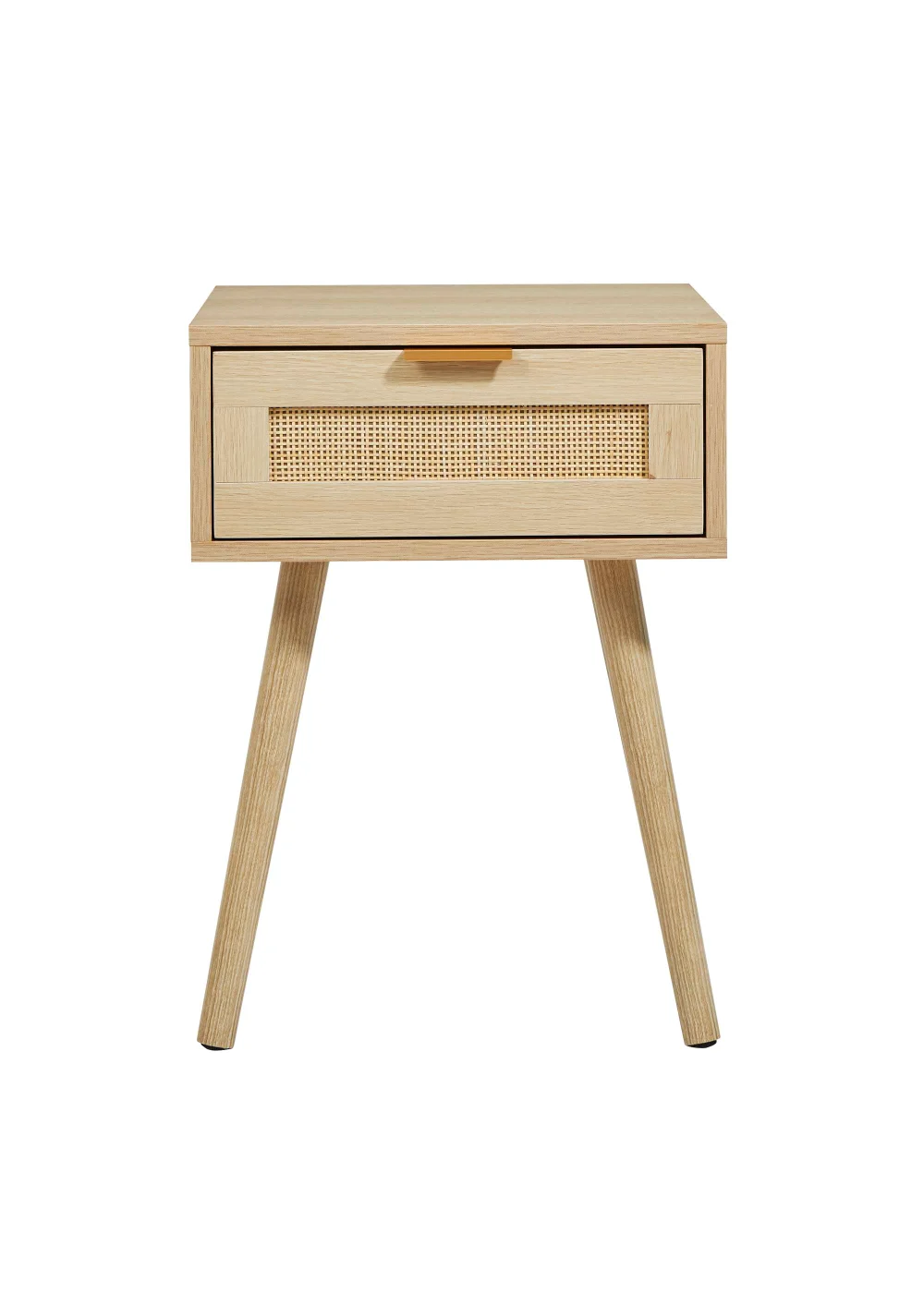 Lloyd Pascal Abbey One Draw Rattan Bedside Table (55cm x 40cm x 40cm) - One Size Image 4