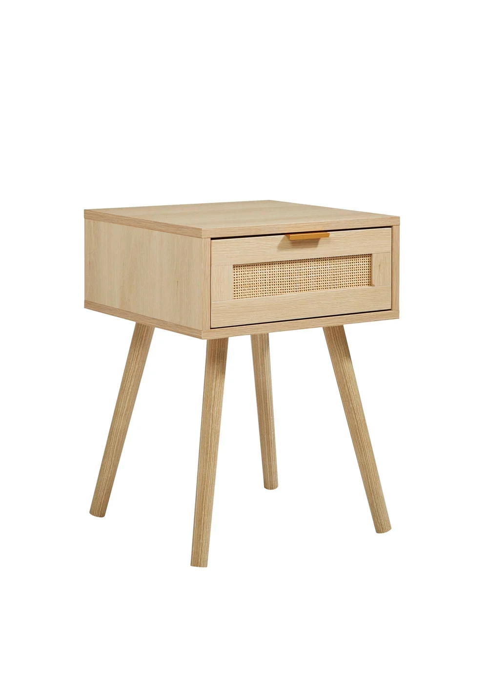 Lloyd Pascal Abbey One Draw Rattan Bedside Table (55cm x 40cm x 40cm) - One Size Image 5