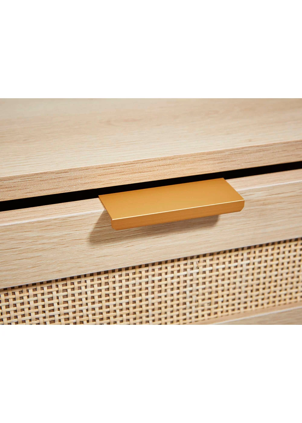 Lloyd Pascal Abbey One Draw Rattan Bedside Table (55cm x 40cm x 40cm) - One Size Image 3