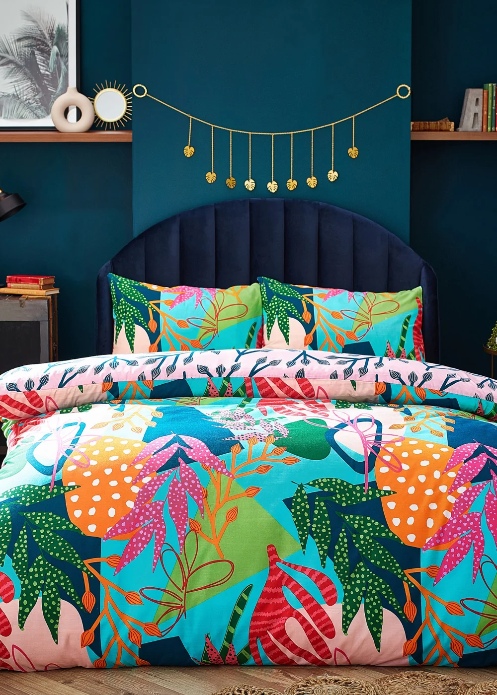 furn. Coralina Floral Duvet Cover Set - Single Image 2
