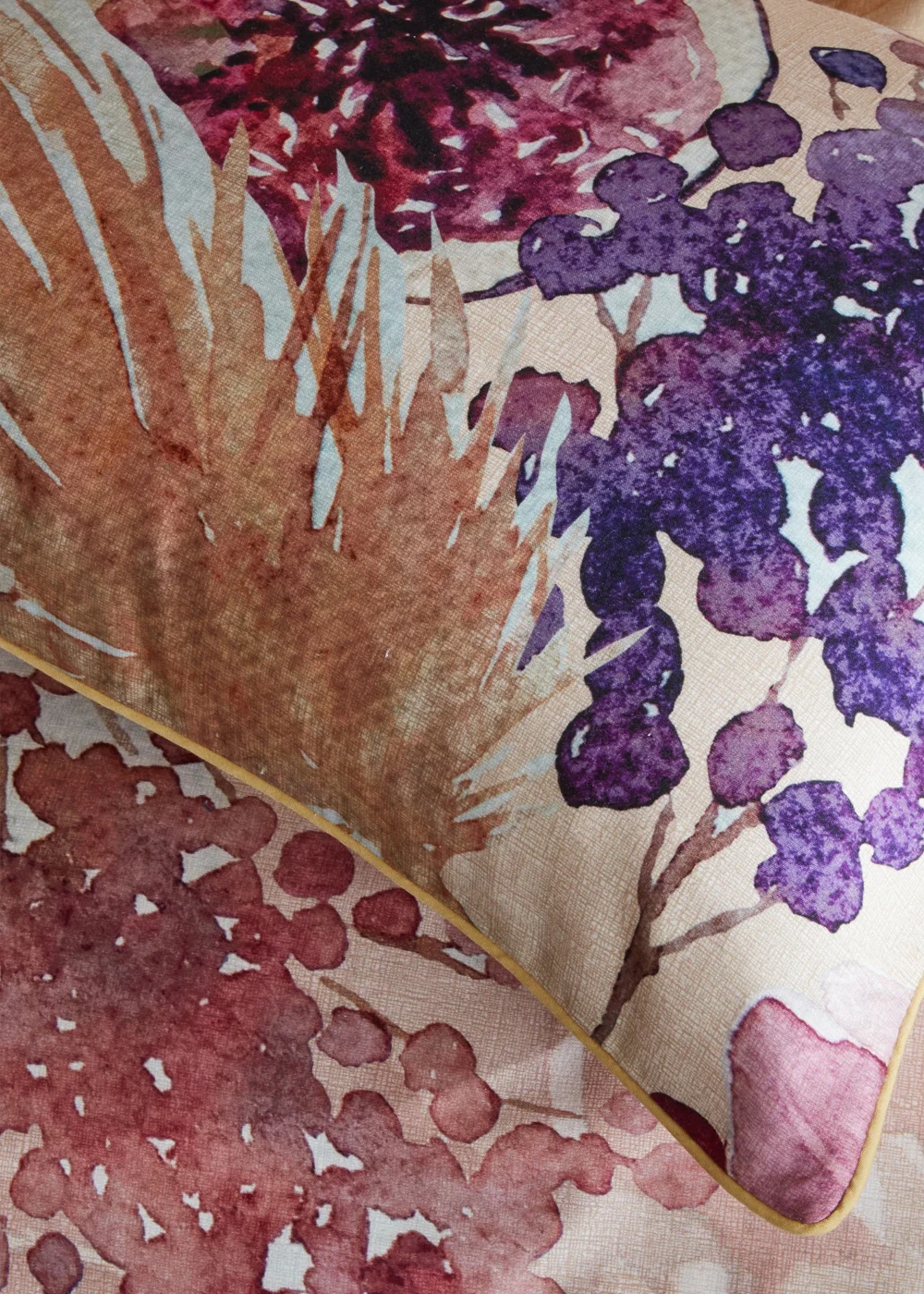 Paoletti Saffa Floral 100% Cotton Duvet Cover - Single Image 3