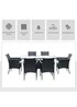 Outsunny 7 Piece Rattan Garden Furniture Set - One Size Image 4