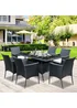 Outsunny 7 Piece Rattan Garden Furniture Set - One Size Image 2