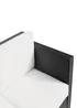 Outsunny 3-Seater Black Rattan Garden Sofa (185cm x 70cm 80cm) - One Size Image 2