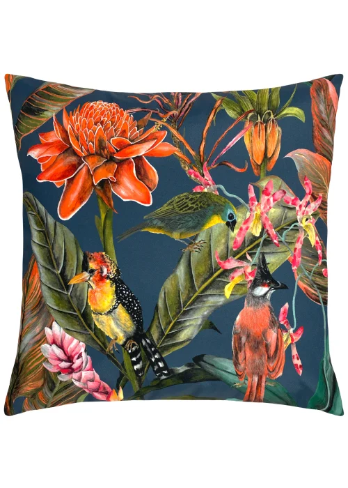 Evans Lichfield Exotics Outdoor Filled Cushion (43cm x 43cm x 8cm) - 43W X 43D Image 1