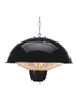 Zinc Black LED Pendant Halogen Element Patio Heater (31cm x 42cm) - One Size Image 1
