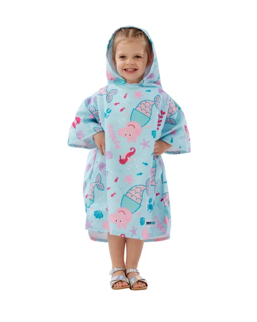 DRYMEE Peppa Pig Swimming Wearable Hooded Towel - Small Image 1