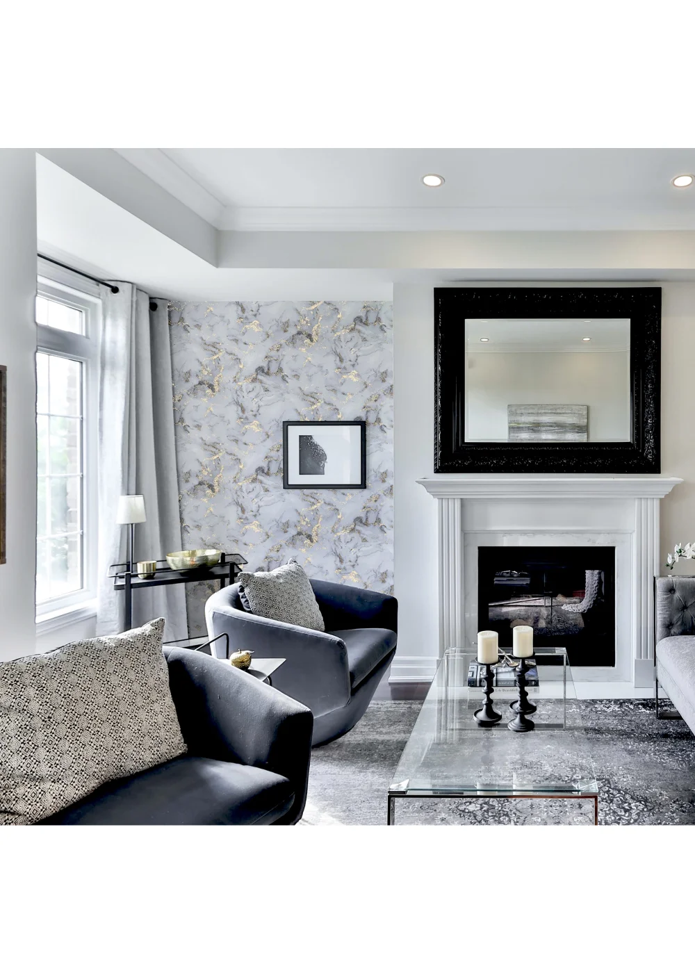 Arthouse Bahia Marble Wallpaper - One Size Image 2
