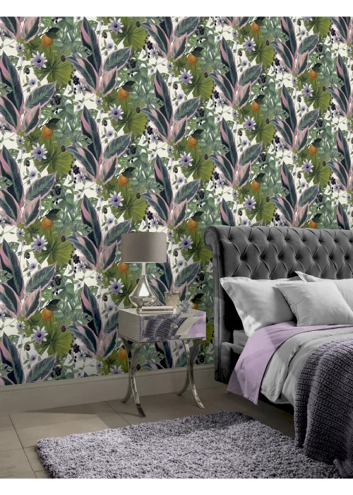 Arthouse Passion Flower Wallpaper - One Size Image 2