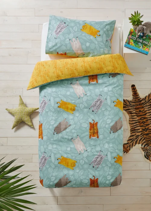 little furn. Wild Friends Duvet Cover - Junior Image 1