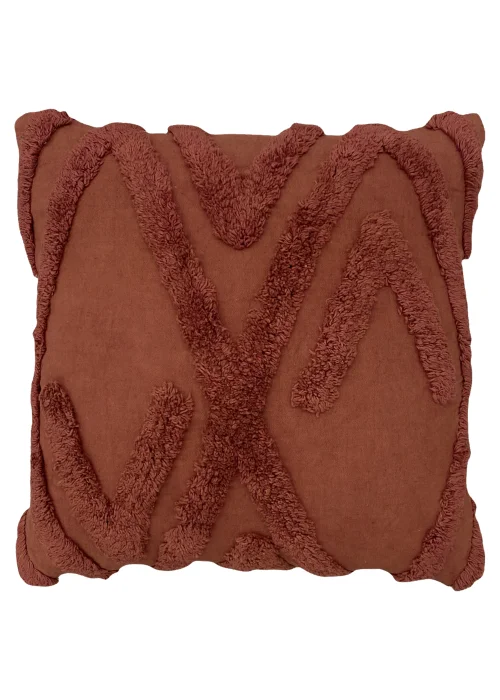 furn. Kamjo Cotton Tuft (50cm x 50cm x 8cm) - One Size Image 1