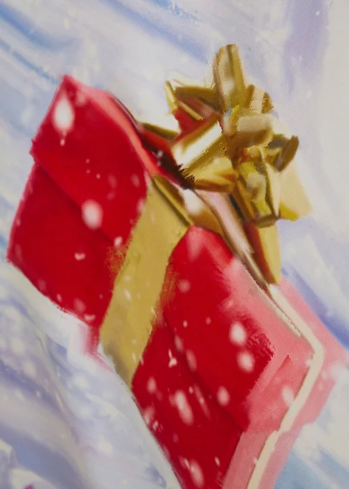 Fusion Christmas Santa Snowy Duvet Cover - King Image 3