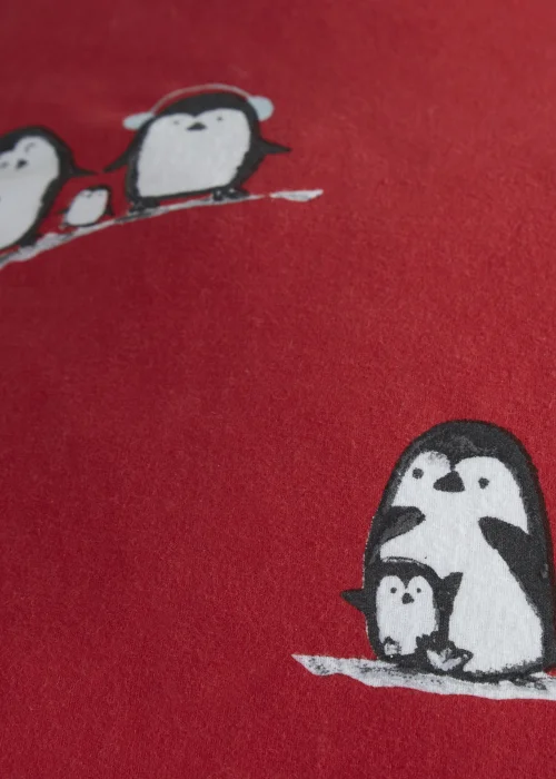 Fusion Christmas Snowy Penguins Duvet Cover - Single Image 2