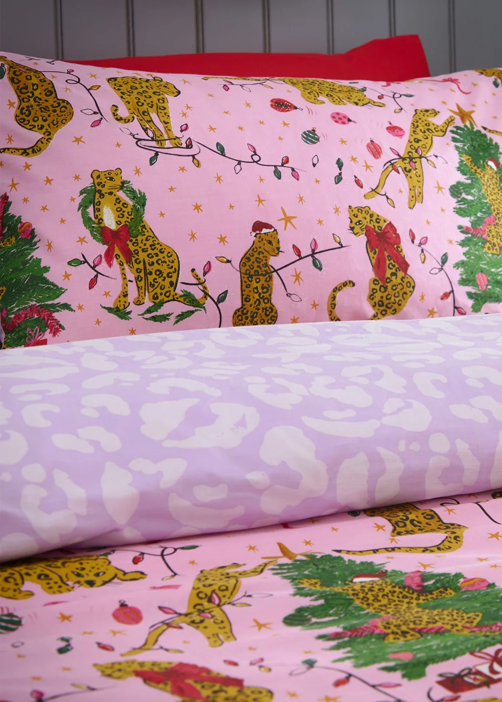 furn. Purrfect Christmas Duvet Cover Set - Junior Image 3