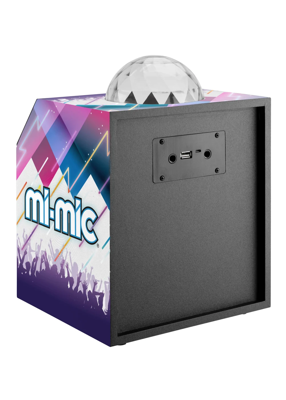 Mi-Mic Karaoke Disco Cube Speaker - One Size Image 3