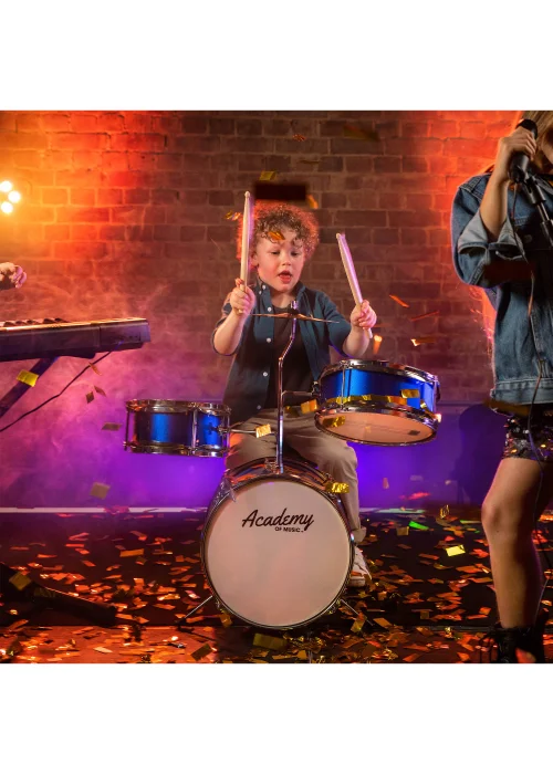 Toyrific Academy of Music 3 Piece Drum Kit - One Size Image 5