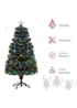 HOMCOM 1.2m Pre-Lit Colorful Artificial Tree Light - 120cm Image 4