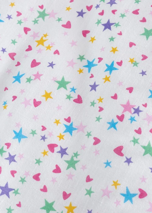 Bedlam Unicorn Glow Glow in the Dark Pink Fitted Sheet (25cm deep) - Single Image 2