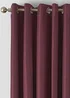 furn. Moon Premium Thermal Blackout Ringtop Eyelet Curtains (117cm x 183cm) - 46W X 54D (116x137cm) Image 2