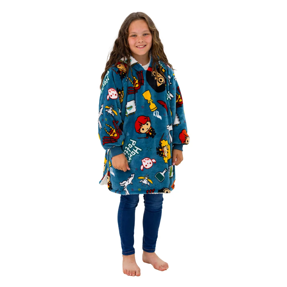 Harry Potter Wearable Hooded Snuggle Fleece & Cushion Cover - Medium Image 1