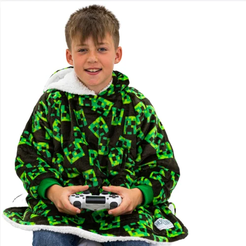 HUGZEE Minecraft Face Snuggle Hoodie - Medium Image 2