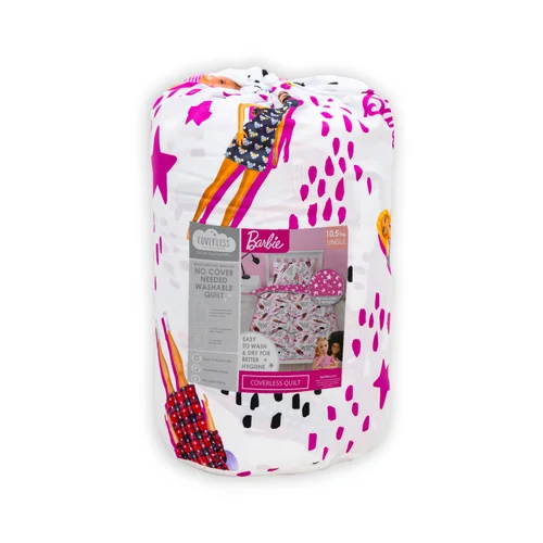 Rest Easy Sleep Better Barbie Stars Coverless Duvet - Single Image 3