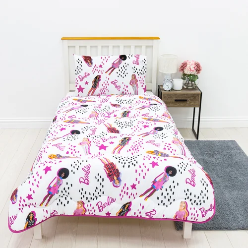 Rest Easy Sleep Better Barbie Stars Coverless Duvet - Single Image 2