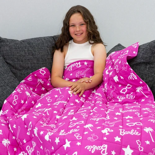 Barbie Stars Weighted Blanket 3KG - One Size Image 2