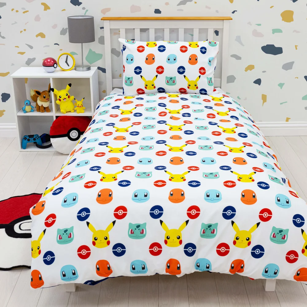 Pokemon Badges Duvet Cover - Single Image 3