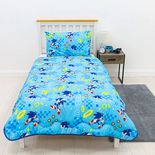Rest Easy Sleep Better Sonic Geo Coverless Duvet Cover - Single Image 3