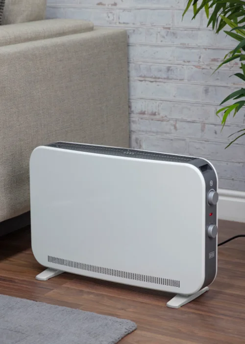 Black and Decker 2KW Convection Heater White - One Size Image 2