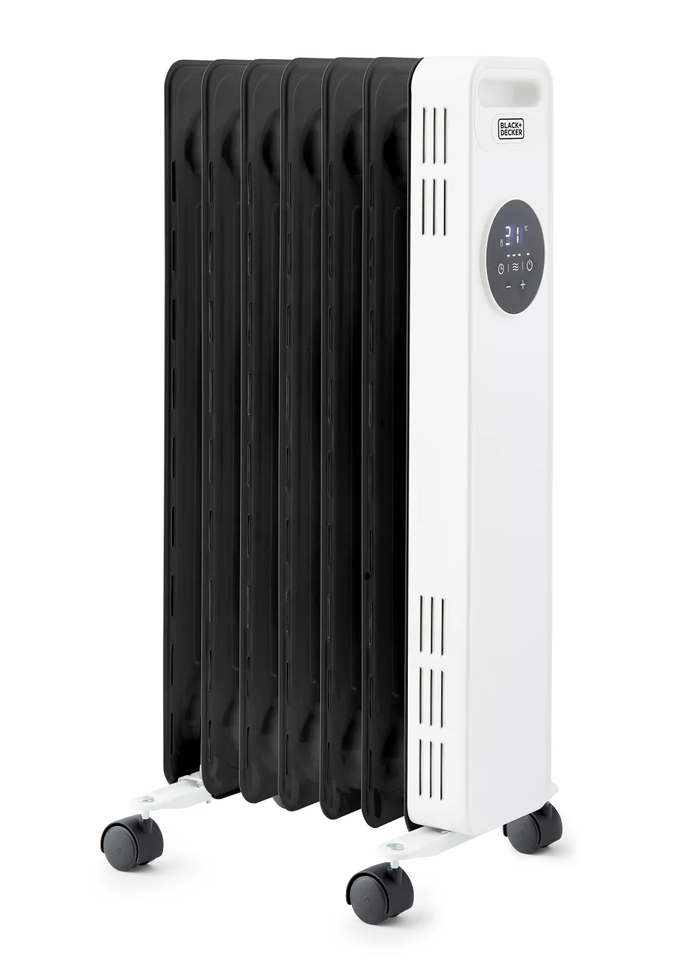 Black+Decker 1.5KW Digital Oil Filled Radiator - One Size Image 1