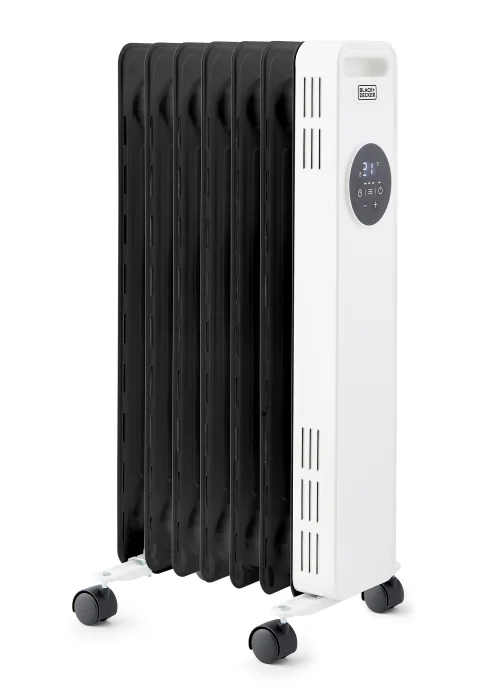 Black+Decker 1.5KW Digital Oil Filled Radiator - One Size Image 1