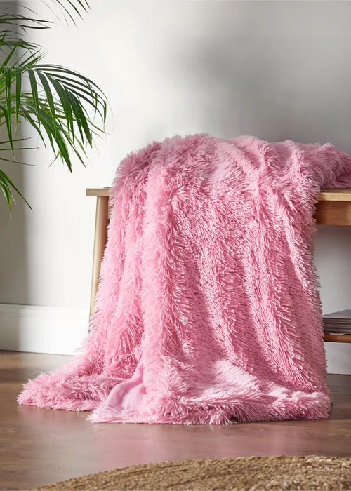 Catherine Lansfield Cuddly Deep Pile Blanket Throw (150x200cm) - One Size Image 1