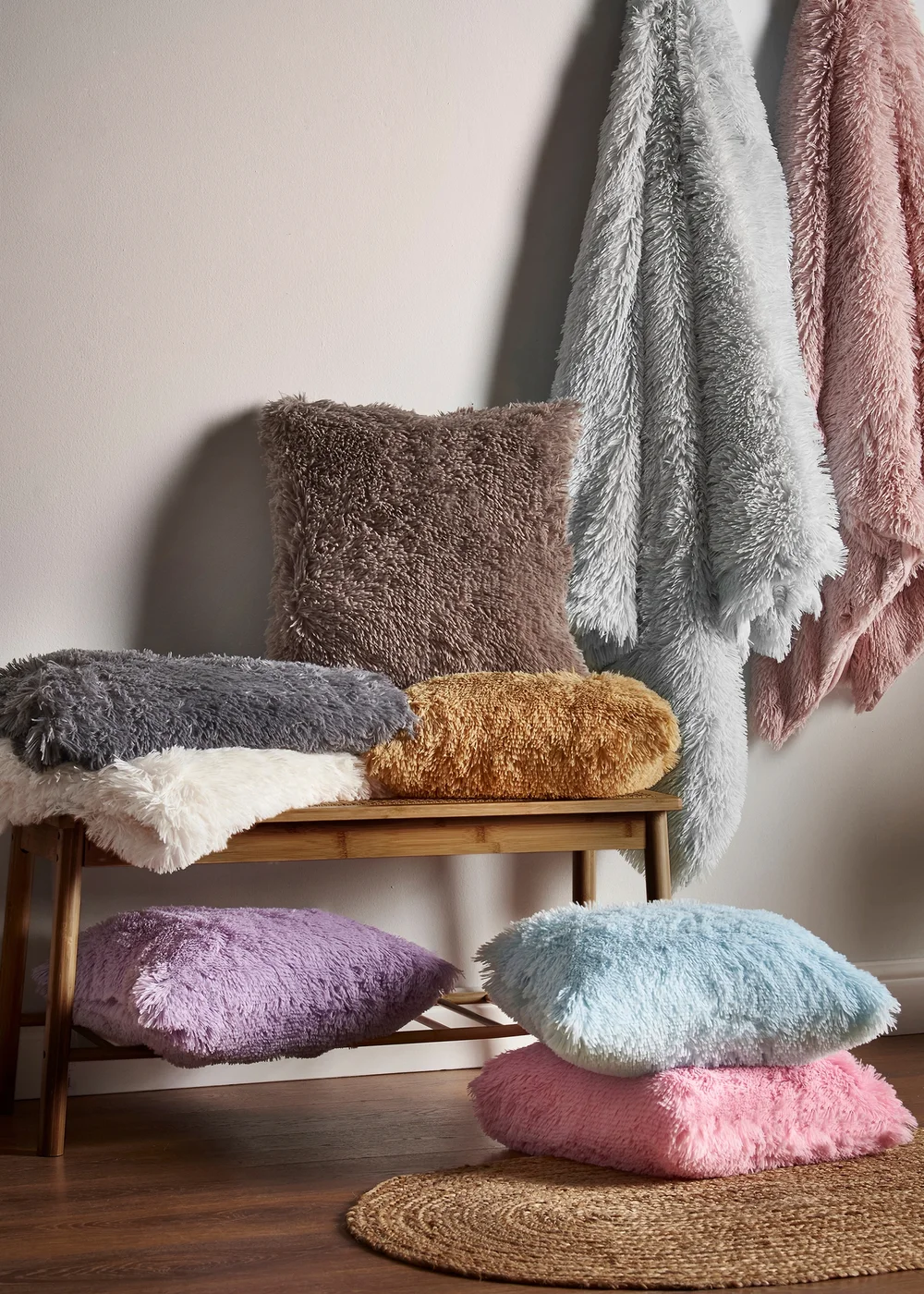 Catherine Lansfield Cuddly Deep Pile Blanket Throw - One Size Image 4