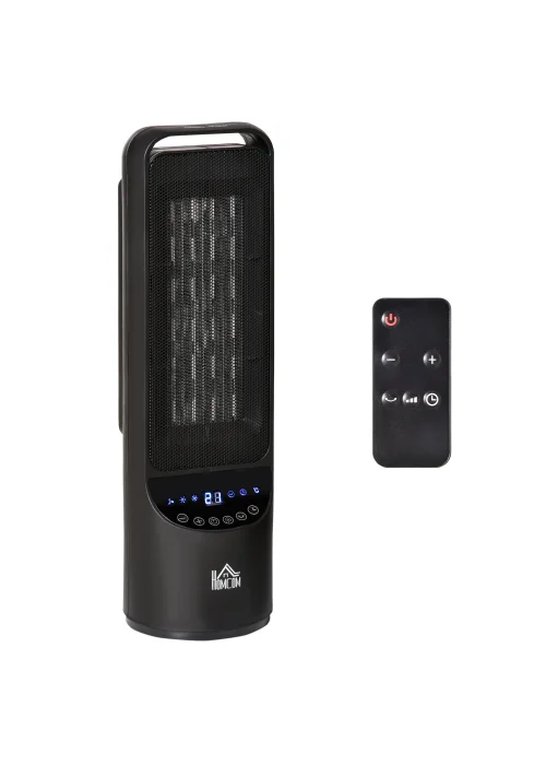 HOMCOM Indoor Tabletop Ceramic Space Heater (60cm x 15.5cm) - One Size Image 1