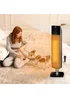 HOMCOM Ceramic Tower Heater (23cm x 22cm x 78cm) - One Size Image 2