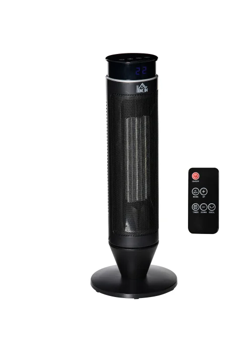 HOMCOM Tower Heater (52.5cm x 20cm x 20cm) - No Size Image 1