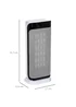 HOMCOM Oscillating Ceramic Space Heater (17cm x 13cm x 41.5cm) - One Size Image 3