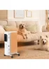 HOMCOM Oil Filled Nine Fin Portable Radiator (42.5cm x 24cm x 63cm) - One Size Image 2