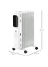 HOMCOM Oil Filled Nine Fin Portable Radiator (42.5cm x 24cm x 63cm) - One Size Image 3