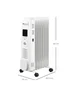 HOMCOM Oil Filled Radiator Space Heater (36.5cm x 24cm x 64cm) - No Size Image 3