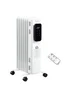 HOMCOM Oil Filled Radiator Heater (34.5cm x 24cm x 63cm) - One Size Image 1