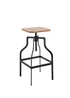 LPD Furniture Shoreditch Bar Stool Black (606x400x410mm) - One Size Image 1