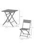 Outsunny 3 Pieces Outdoor Rattan Bistro Set PE - No Size Image 3