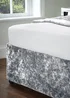 Catherine Lansfield Crushed Velvet Divan Base Wrap - Double Image 2