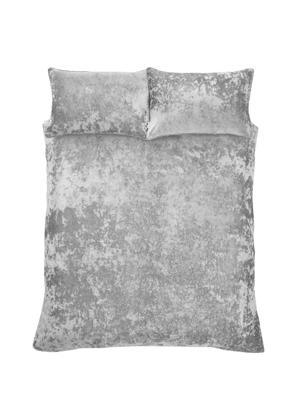 Catherine Lansfield Crushed Velvet Duvet Cover Set - Double Image 4