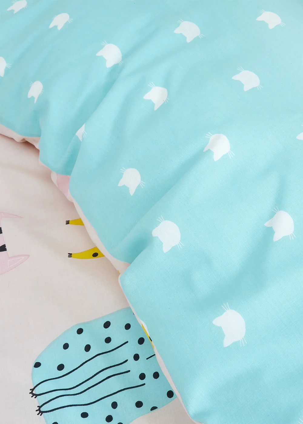 Catherine Lansfield Cute Cats Duvet Cover - Junior Image 3